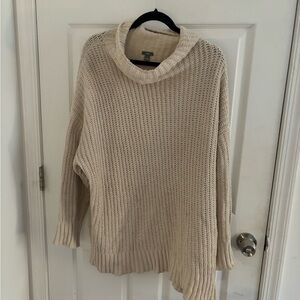 MOVING SALE CHENILLE OVERSIZED TURTLENECK SWEATER
